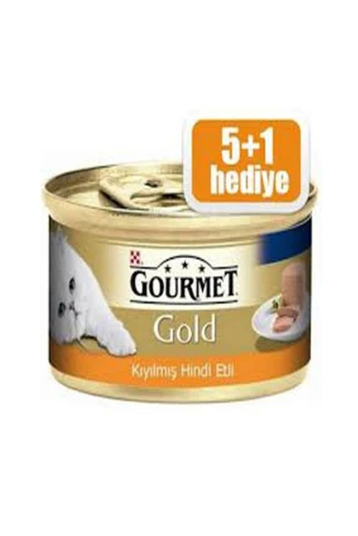 Gourmet Kıyılmış Hindi Etli Kedi Konservesi 6 Al 5 Öde 85 Gr - Resim 2