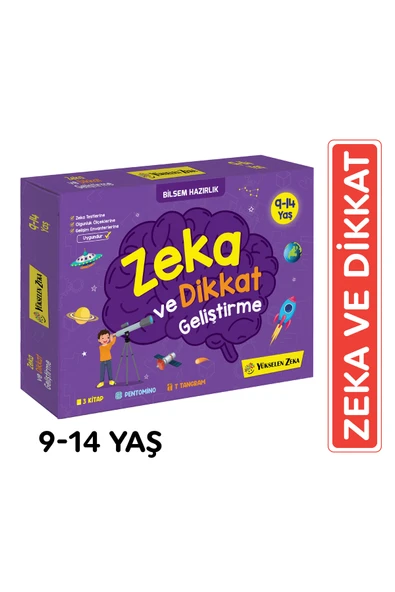 9-14 Yaş Zeka Ve Dikkat Geliştirme Seti ürün görseli