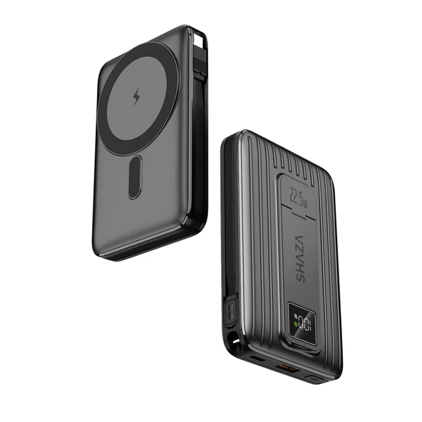 shaza 10.000 Mah 22.5w Magsafe Taşınabilir Şarj Cihazı - 6
