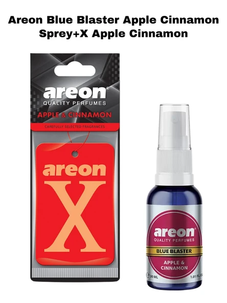 Areon Apple Cinnamon Blue Baster Sprey+X Apple Cinnamon ürün görseli