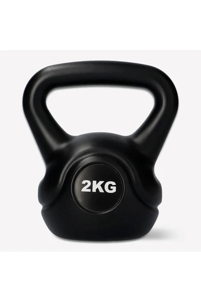 Evde Spor İçin 2 Kg Kettlebell – Çaydanlık Dambıl Fitness Ağırlığı - 3