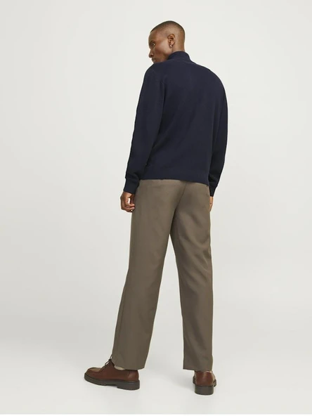 Jack Jones Blamılano Fermuarlı YakaRelax Fit Erkek Kazak 12259664 - 4