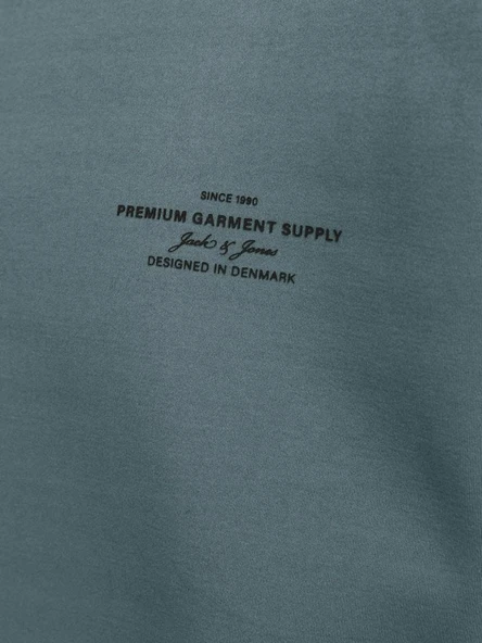 Jack Jones Blachad Brandıng Bisiklet Yaka Erkek Sweat 12261386 - Resim 7