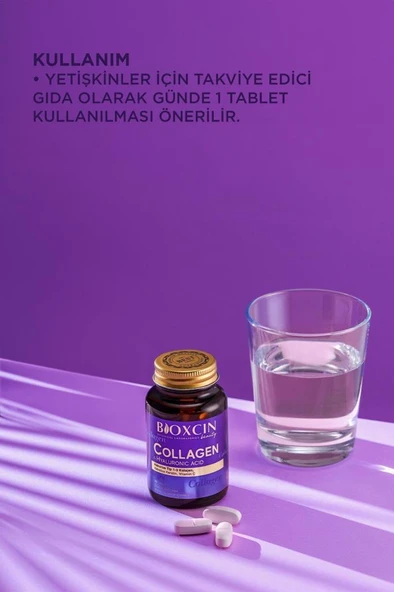 Bioxcin Collagen Hyaluronic Acid Hidrolize Tip 1-3 Kolajen 3 x 30 Tablet - 3 Al 2 Öde - Resim 4