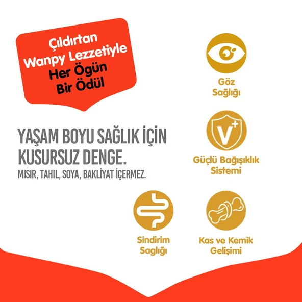 Wanpy Tahılsız Tavuklu Yetişkin Kedi Maması 1,5 Kg - 3