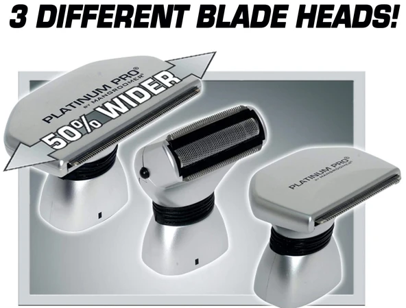 MANGROOMER PLATINUM PRO 3 Esnek Başlıklı Sırt Tıraş Makinesi - 3