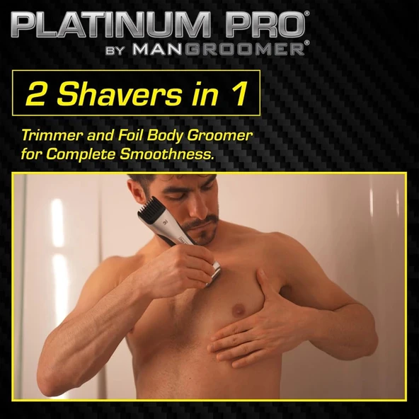 MANGROOMER PLATINUM PRO Vücut Bakım Cihazı - Tıraş Makinesi - 4