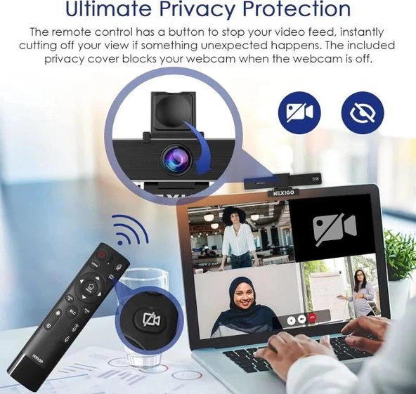 NexiGo Meeting 360 Ultra (3. Nesil) Gelişmiş Hepsi Bir Arada Konferans Kamera Sistemi - 8