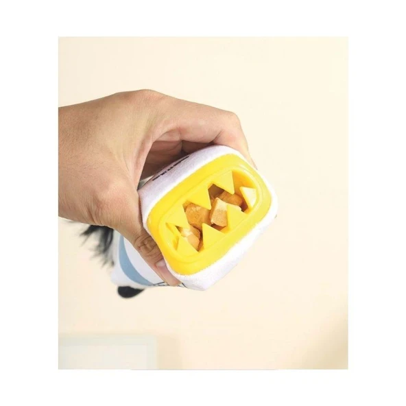 M-Pets Flora Snack Attack Ödül Hazneli Peluş Köpek Oyuncağı - Resim 3