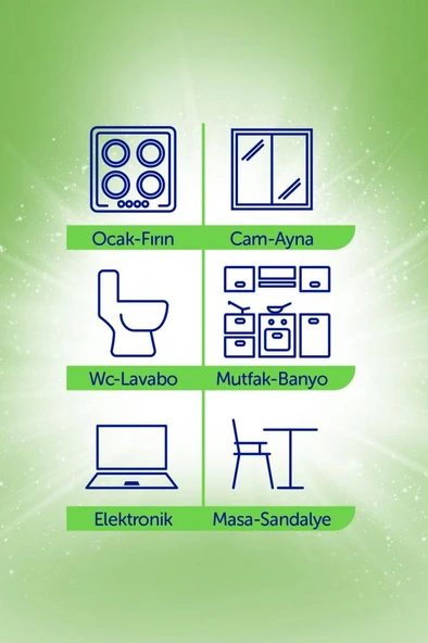 Solo Sirke ve Karbonat Katkılı Yüzey Temizleme Havlusu 100'lü