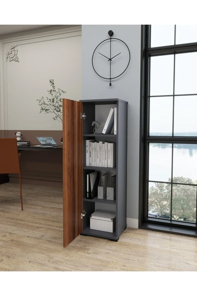 Irmak Dünyası Çok Amaçlı Membran Kapaklı Dolap - Tek Kapaklı  Modern - Resim 4