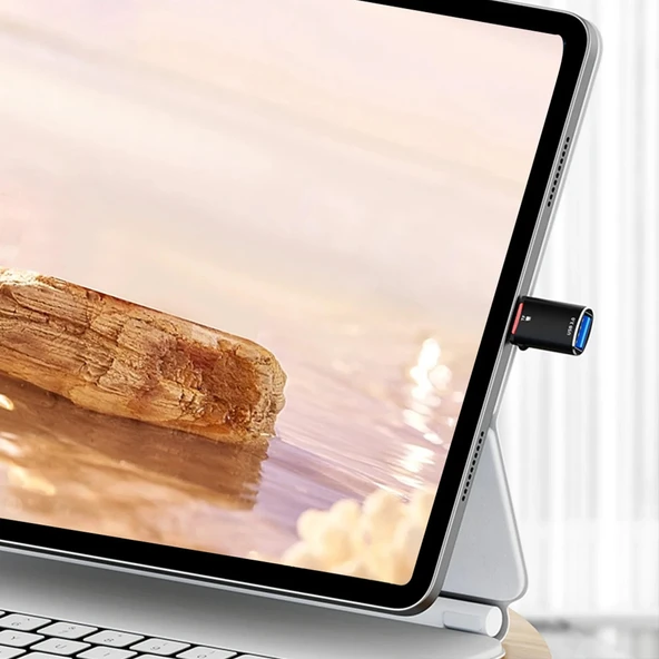 Type C USB 3.0 OTG Dönüştürücü & Microsd Kart Okuyucu – Tüm Tip-C/USB Cihazlar İçin - 4