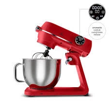 Karaca Multichef Artisan Digital Ekran Döküm Hamur Yoğurma Makinesi Kırmızı 1800W 7L ürün görseli
