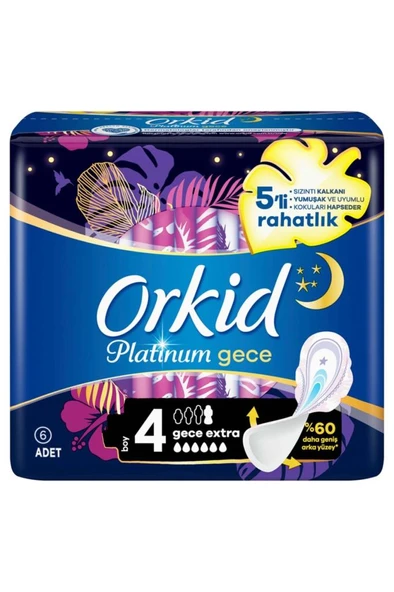 Orkid Platinum Gece Boy 4 6'lı - 2