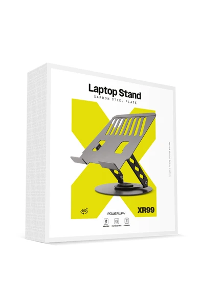 Karbon Çelik Metal Laptop Standı – Ayarlanabilir, Isı Dağıtımlı 11"-17" XR99 - 2