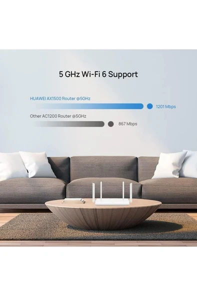 Huawei Wifi Ax2 100 Router Modem WS7001 Beyaz (Huawei TR Garantili) - 7