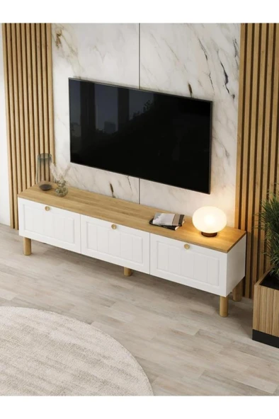 KuzeyLife Venaset Tv Ünitesi ve Orta Sehpa Membran Kapak - Resim 4