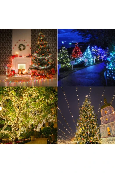 Winesso - 100 Ledli Fişli Led, Dekor Lambası 10m Günışığı Yılbaşı Ağacı Işığı - Resim 2