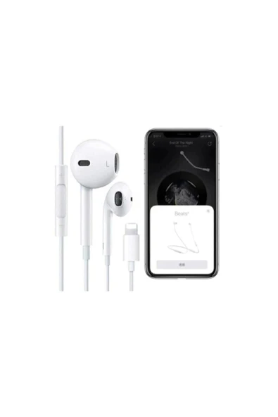 TEKNOMARİNE Ios 7 8 Plus X Xr Xs Max 11 Lightning Earphone Bluetooth Kulaklık - Resim 3