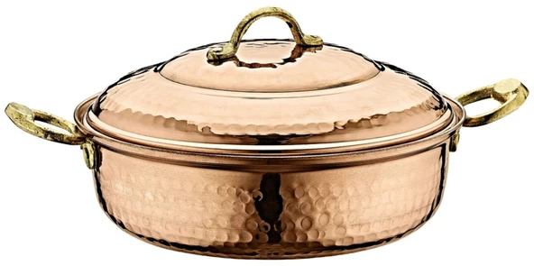 BAKIR 24 CM KARNIYARIK TENCERE - 1