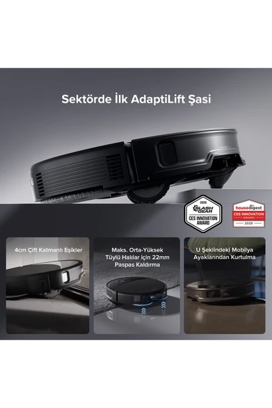 Roborock Saros 10R Smart Robot Vacuum Cleaner Black - 3