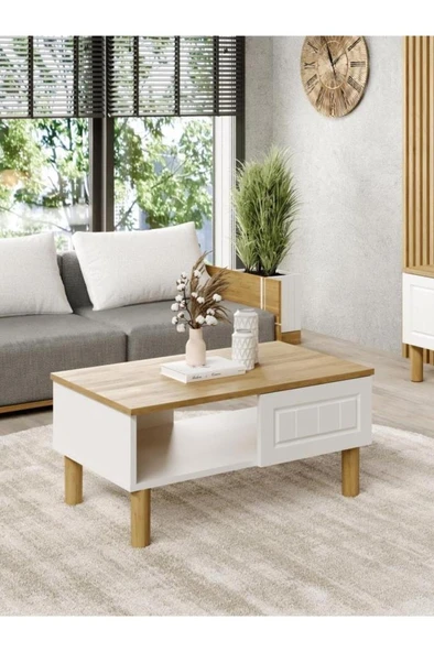 KuzeyLife Venaset Tv Ünitesi ve Orta Sehpa Membran Kapak - Resim 6