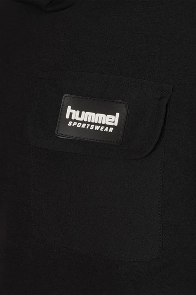 Hummel Grayse Hoodıe 922400-2001 Siyah Erkek Sweatshirt - 4