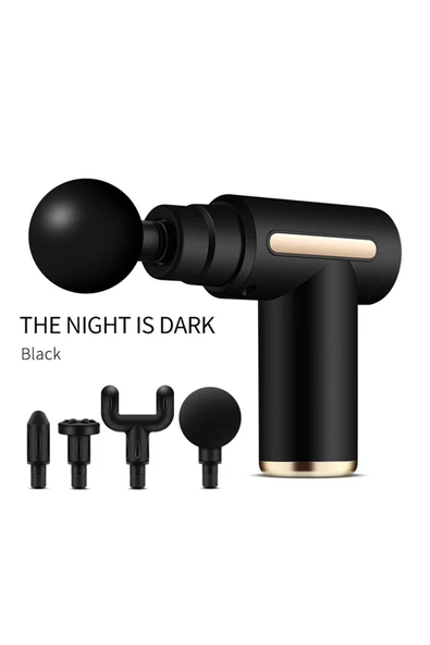 ALKILIÇ Masaj Tabancası Sporcu Masaj Aleti 4 Başlıklı Şarjlı Sensörlü - Resim 5