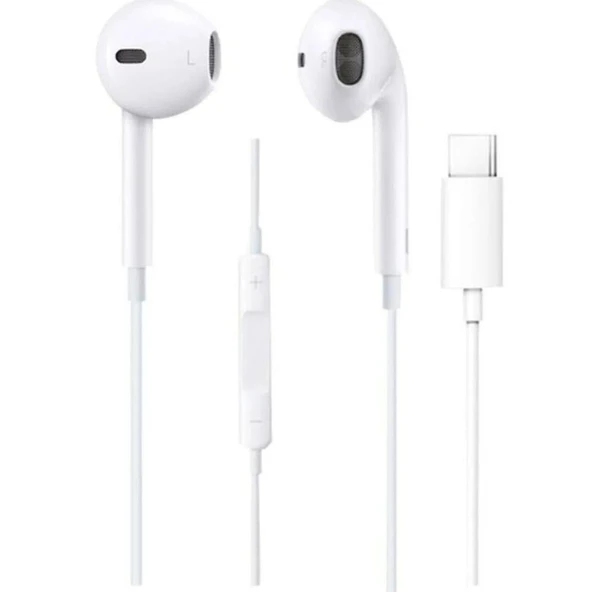 Apple uyumlu Type-C  Kablolu Gürültü Önleyici Yeni Nesil Kulak İçi Kulaklık 15 PRO 15 PRO MAX Uyumlu - 1