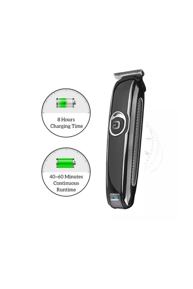 ALKILIÇ Profesyonel Şarjlı Saç Sakal Kesme Traş Tıraş Makinesi - Resim 2