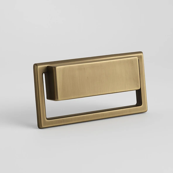 Marko Soft Antik Sarı Metal Gömme Mobilya Kulp Modern Dolap ve Çekmece Dayanıklı Dekoratif Kulplar ürün görseli