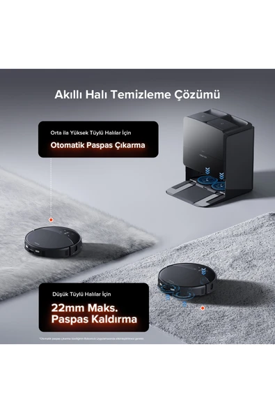 Roborock Saros 10R Smart Robot Vacuum Cleaner Black - 6