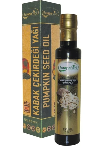 EUROPE VİTAL KABAK ÇEKİRDEĞİ YAĞI 250 ML ürün görseli 1