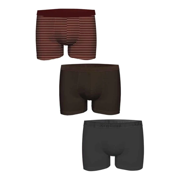 JOHN FRANK ÜÇLÜ NATURAL MODAL BOXER Multicolor Multicolor L ürün görseli