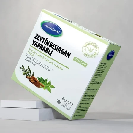 MECİTEFENDİ ZEYTİN & ISIRGAN YAPRAKLI ÖZEL ÇAY SERİSİ 40’LI ürün görseli 1