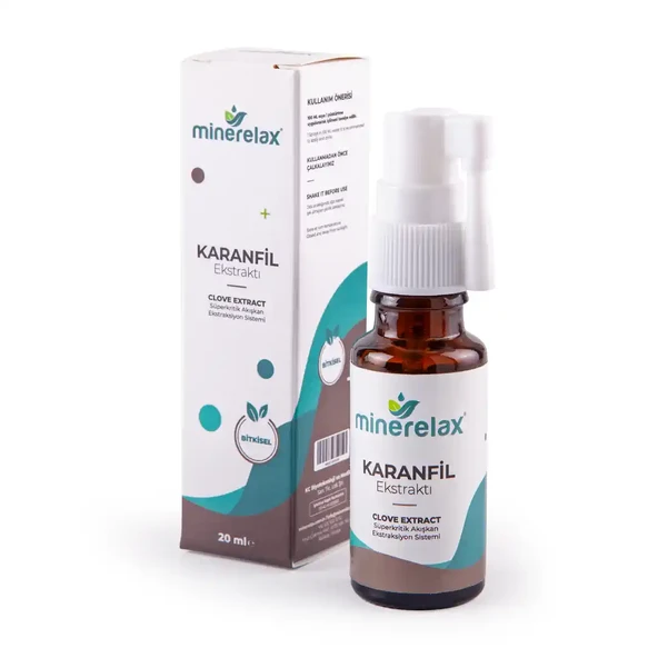 MİNERELAX KARANFİL EKSTRAKTI 20 ML ürün görseli 1