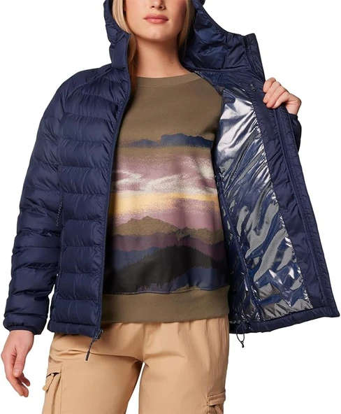 Columbia Powder Lite II Hooded Kadın Mont - Resim 7