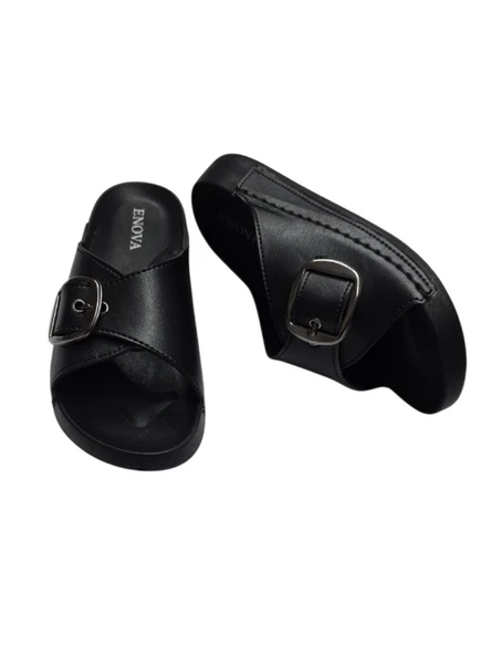 Enova Kadın Tek Tokalı Ortopedik Terlik - Resim 11