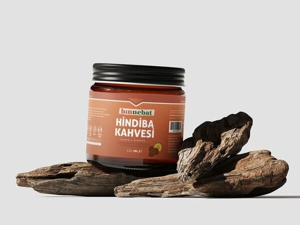 BİNNEBAT HİNDİBA İLAVELİ KAHVE KARIŞIMI 120 GR (CAM) ürün görseli 1