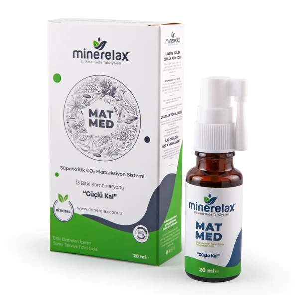 MİNERELAX MATMED SPREY (13 BİTKi BİLEŞENİ) 20 ML ürün görseli 1