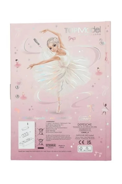 TOPModel Diary With Code And Sound BALLET - Resim 6