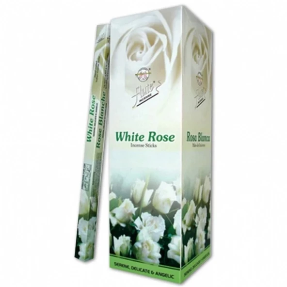 FLUTE BEYAZ GÜL (WHITE ROSE) TÜTSÜ ürün görseli