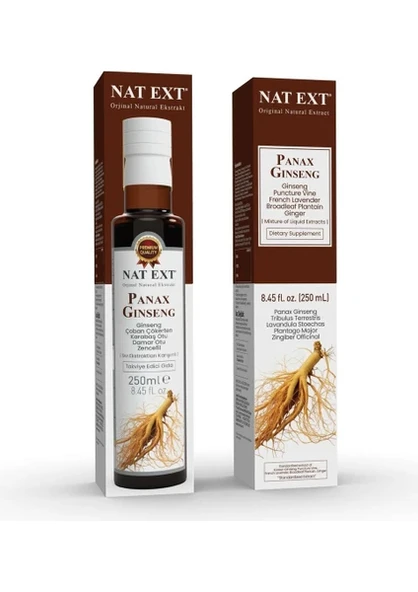 NAT-EXT PANAX GİNSENG SIVI EKSTRAKTI 250 ML ürün görseli