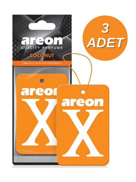 Areon X Coconut 3'lü Oto Araç Kokusu - 1