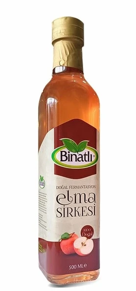 BİNATLI ELMA SİRKESİ 500 ML ürün görseli