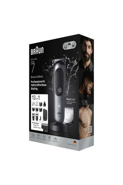 Hepsi Bir Arada Series 7, 13'ü 1 arada Tıraş Kiti, ProBlade, AutoSense, AIO7560 - 8