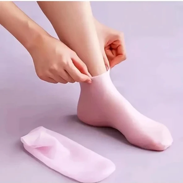 Silikon Nemlendirici El ve Ayak Bakımı Eldiven Çorap Spa Jel Seti