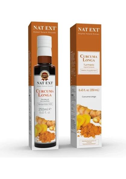 NAT-EXT CURCUMA LONGA ZERDEÇAL SIVI EKSTRAKTI 250 ML ürün görseli