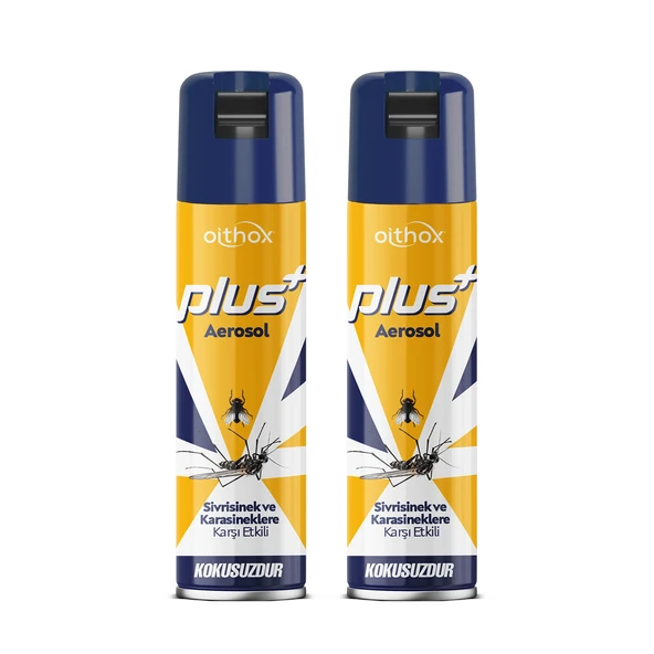 Oithox Plus Aerosol Kokusuz Karasinek ve Sivrisinek Öldürücü Sprey 300 ml x 2 adet