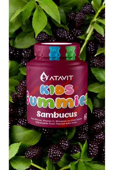 Atavit Kids Sambucus 60 Gummies ürün görseli